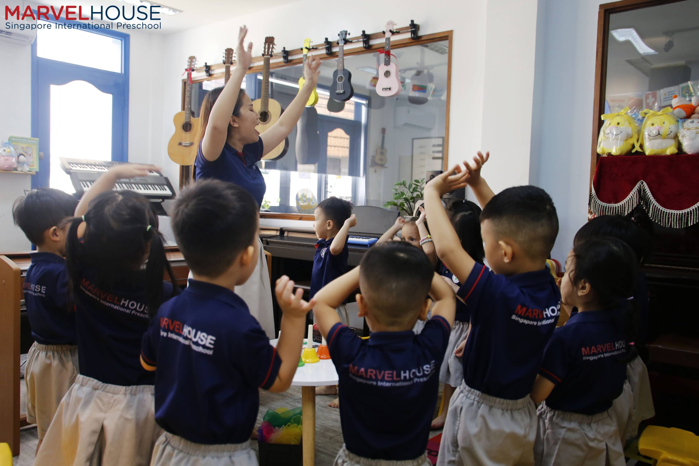 Music class at Marvel House